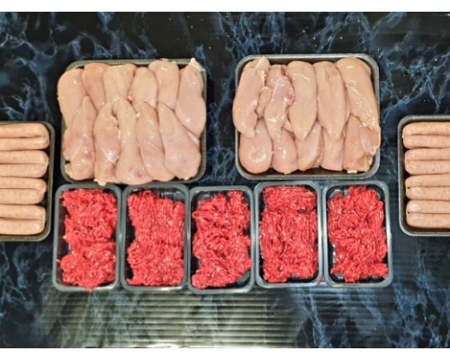Chicken,mince and sausage bulk buy meat pack